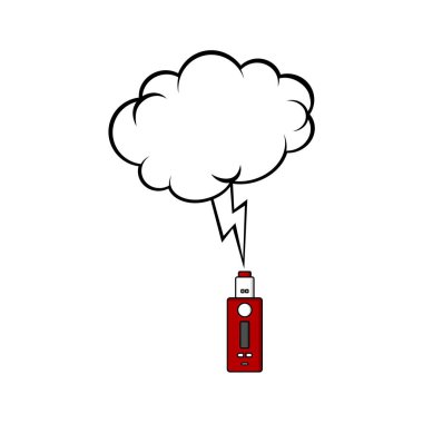 Renkli elektronik taşınabilir Buharlaştırıcı logo