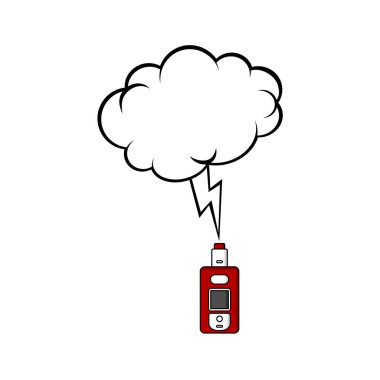 Renkli elektronik taşınabilir Buharlaştırıcı logo