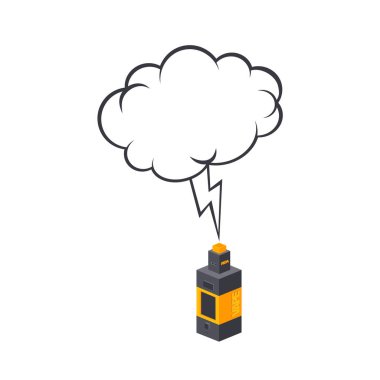 Renkli elektronik taşınabilir Buharlaştırıcı logo