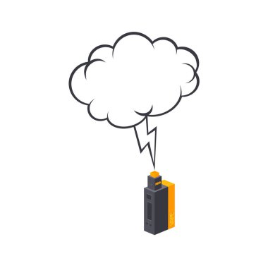 Renkli elektronik taşınabilir Buharlaştırıcı logo