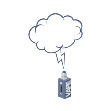 Renkli elektronik taşınabilir Buharlaştırıcı logo