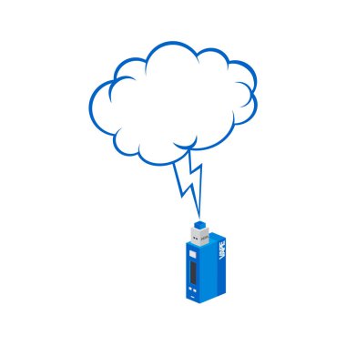 Renkli elektronik taşınabilir Buharlaştırıcı logo