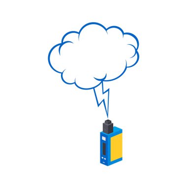 Renkli elektronik taşınabilir Buharlaştırıcı logo