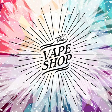 Renkli elektronik taşınabilir Buharlaştırıcı logo