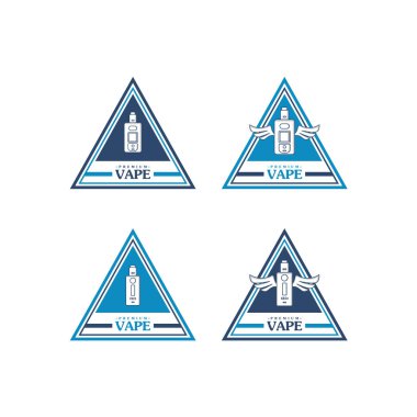 Elektronik taşınabilir Buharlaştırıcı logolar kümesi