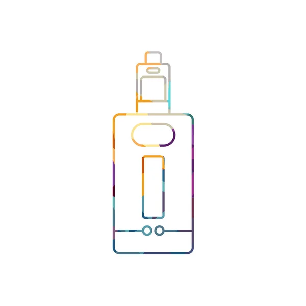 Elektronik taşınabilir Buharlaştırıcı logosu — Stok Vektör