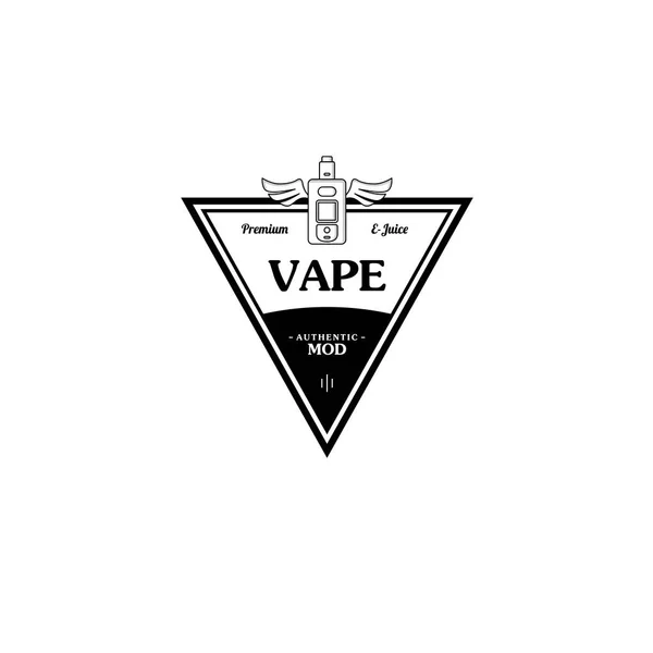 Elektronický přenosný vaporizér logo — Stockový vektor