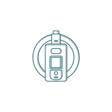 Renkli elektronik taşınabilir Buharlaştırıcı logo