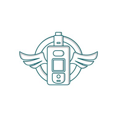 Renkli elektronik taşınabilir Buharlaştırıcı logo