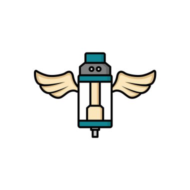 Renkli elektronik taşınabilir Buharlaştırıcı logo