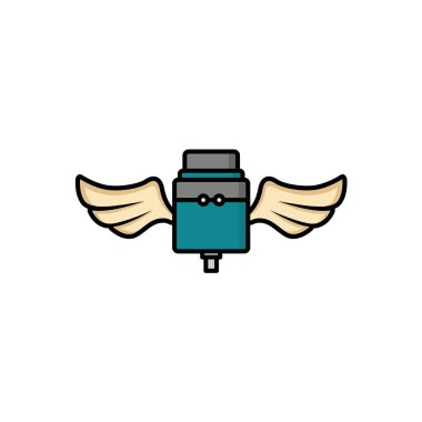 Renkli elektronik taşınabilir Buharlaştırıcı logo