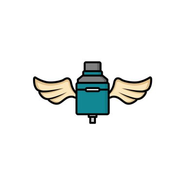 Renkli elektronik taşınabilir Buharlaştırıcı logo