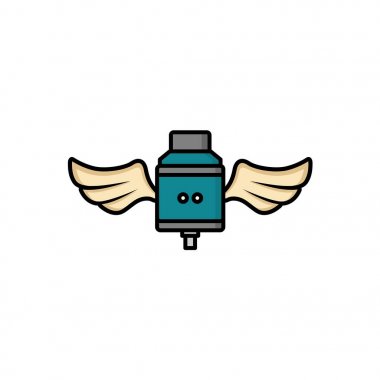 Renkli elektronik taşınabilir Buharlaştırıcı logo