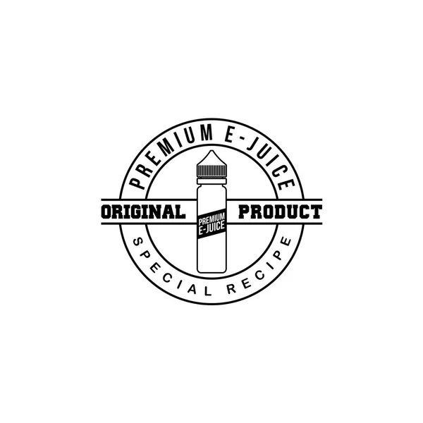 Farbige elektronische tragbare Verdampfer Logo — Stockvektor