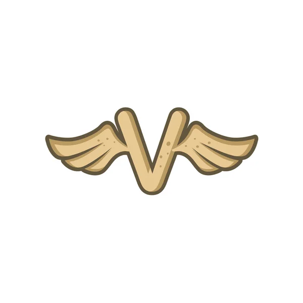 Logo della lettera di trasporto aereo — Vettoriale Stock