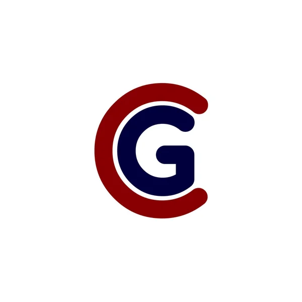 Renk mektup logo — Stok Vektör