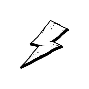 Beyaz arka plan üzerinde izole tek renkli cıvata simgesi