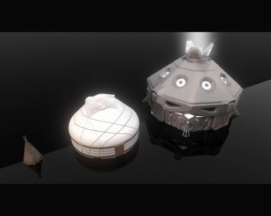 Üç çeşit yurt. Soldan sağa: archi yurt (veba), y