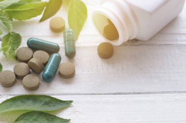 ot hap ahşap masa ve kopya alanı Üstten Görünüm