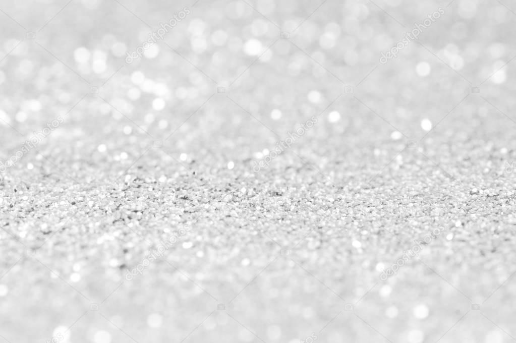 white Sparkling and bokeh background
