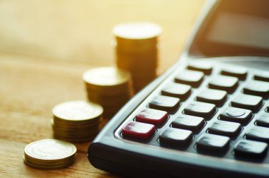 Finans sermaye bankacılık ve muhasebe kavram, para sikke