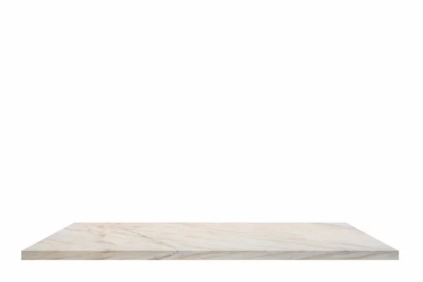 Piano in marmo bianco scaffale e pietra pavimento texture sfondo, può — Foto Stock