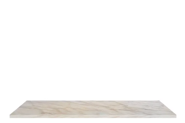 Fehér felső márvány polc és kő padló textúra a háttér, a — Stock Fotó