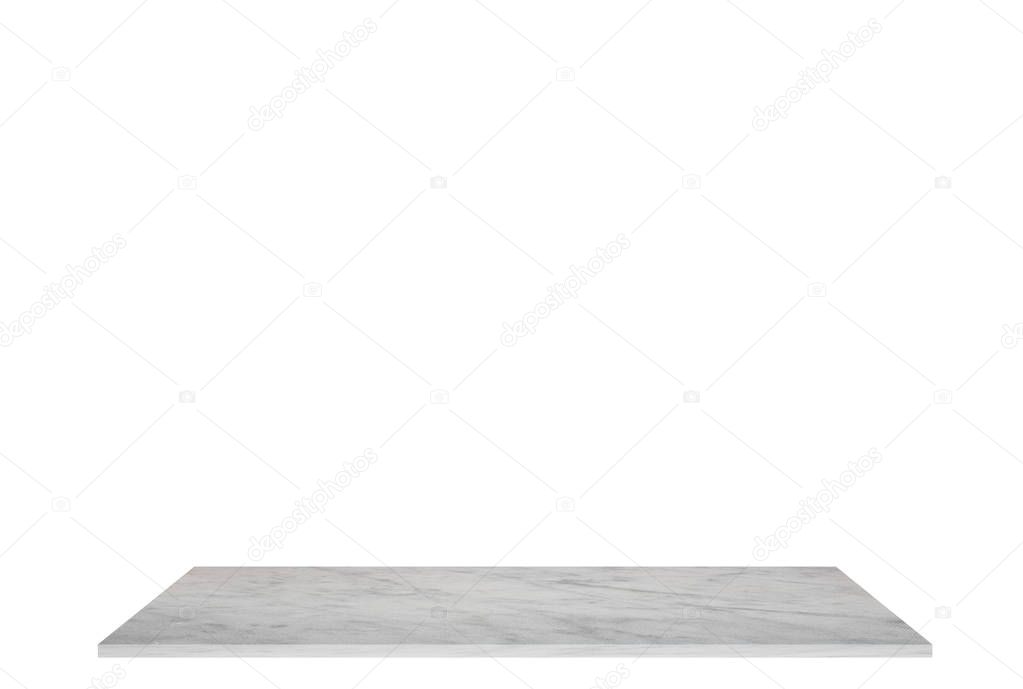 white  top marble shelf and stone floor  texture background, can