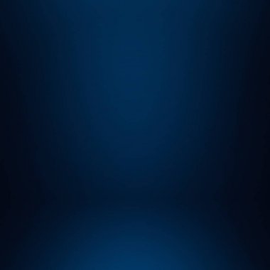 karanlık ve yumuşak mavi soyut çimento duvar ve studio degrade Oda