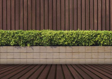 Boş ahşap masa kat için mevcut ve ürünleri göstermek, alan nesne görüntülemek ve tanıtmak için koymak için kopyalama