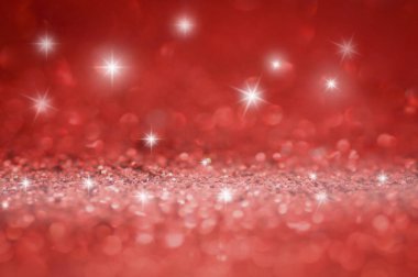 odak glitter vintage ışıklar arka plan. kırmızı, beyaz ve blac