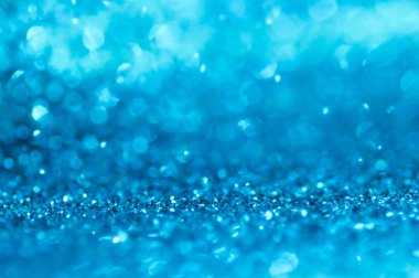 odak glitter vintage ışıklar arka plan. Mavi, beyaz ve siyah Noel ve yeni yıl arka planı için.