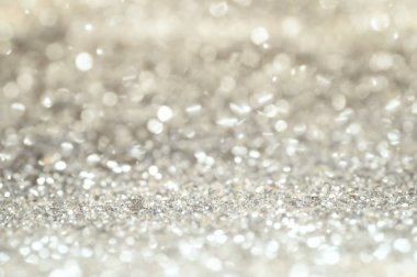 odak glitter vintage ışıklar arka plan. Altın, gümüş ve siyah Noel ve yeni yıl arka planı için.