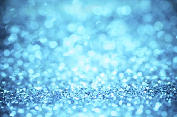 Defocus Glitter Vintage Verlichting Achtergrond Blauw Wit Zwart Voor Kerstmis — Stockfoto