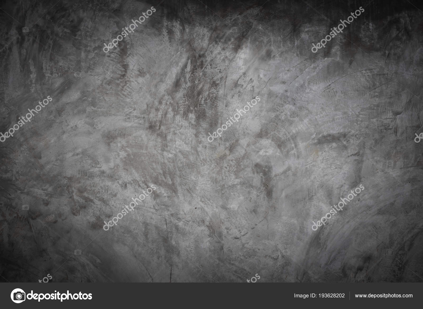 Black Dark Gray Abstract Cement Wall Studio Room Gradient