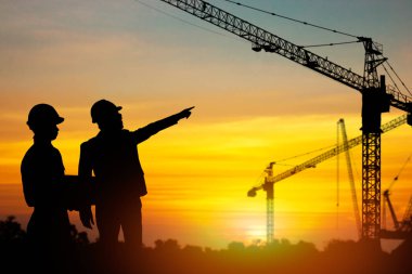 planlama ve kavram, iki businessmans silueti araştırmak 