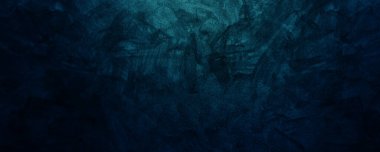 mavi çimento arka plan, yatay boş beton duvar