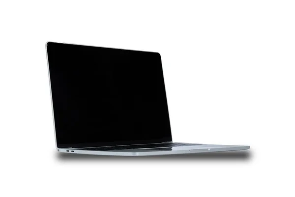 Laptop Notebook Geïsoleerd Witte Achtergrond — Stockfoto