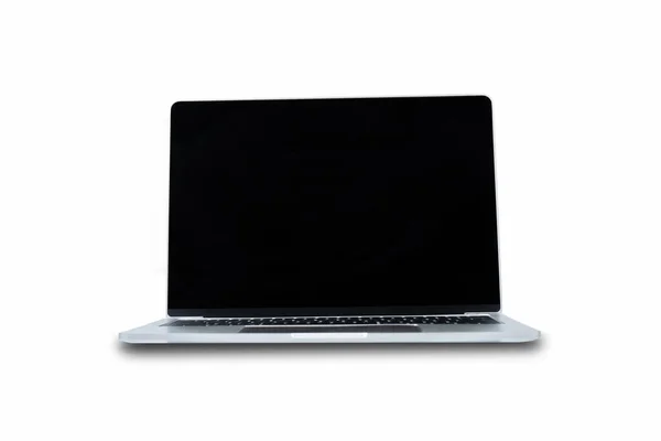 Laptop Vagy Notebook Elszigetelt Fehér Háttér — Stock Fotó