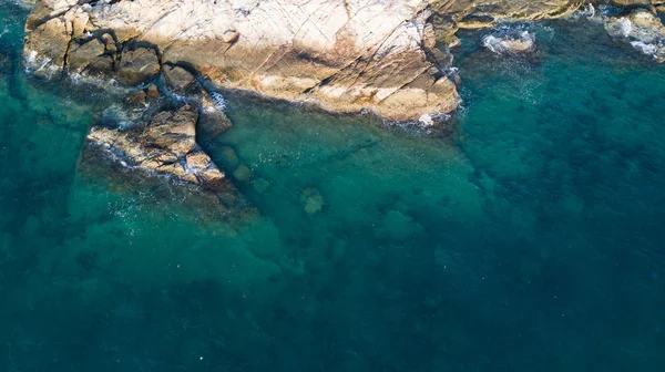 Vista do olho de pássaro da praia — Fotografia de Stock