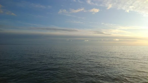 Море Прекрасным Видом Море — стоковое фото