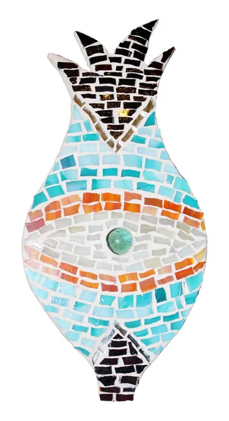 Oryantal Tulip izole kiremit parçalar