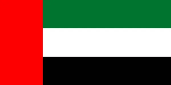 アラブ首長国連邦の公式ベクトルフラグ(アラブ首長国連邦 ) — ストックベクタ