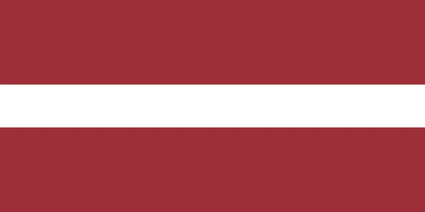 Letonya bayrağı resmi vektör. Letonya Cumhuriyeti . — Stok Vektör