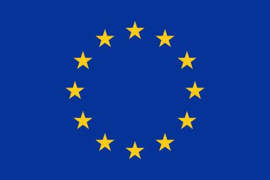 Avrupa Birliği'nin resmi vektör bayrağı ( Avrupa Birliği ) 