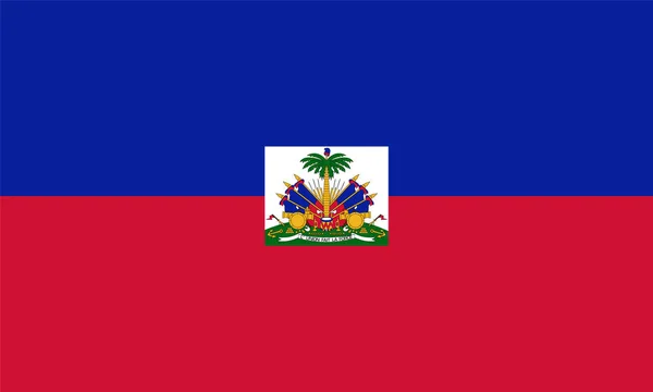 海地官方矢量旗 — 图库矢量图片