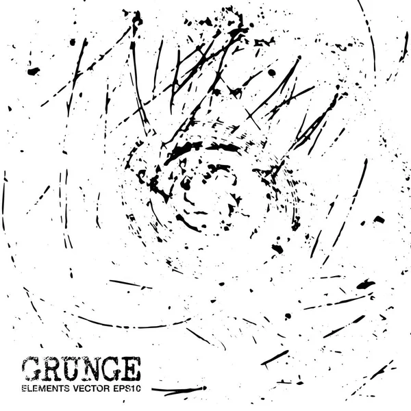 Grunge Scratch Elemente Hintergrund und Textur. Vektor — Stockvektor