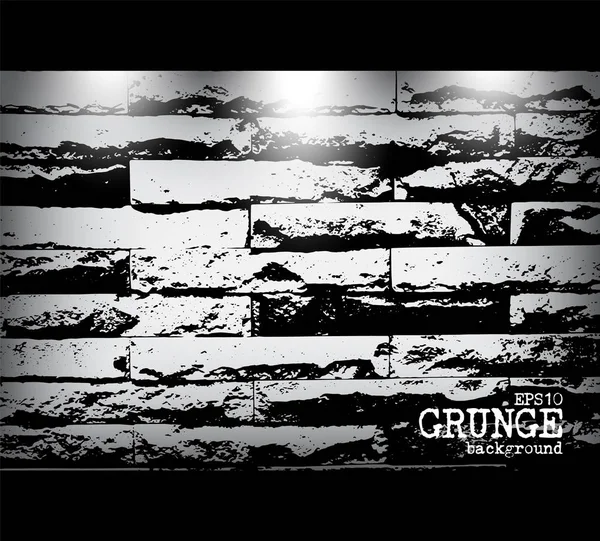 Grunge styl moderní cihlové zdi textury a světla. Vektor — Stockový vektor