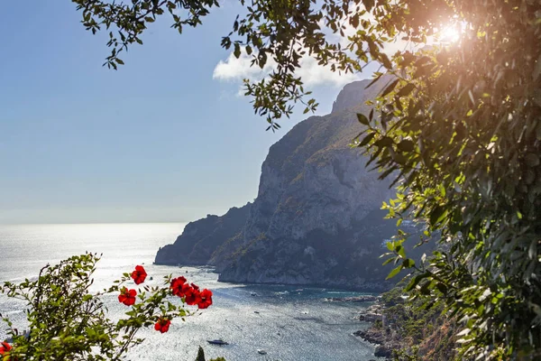 Sunny View Mountains Sorrento — 스톡 사진