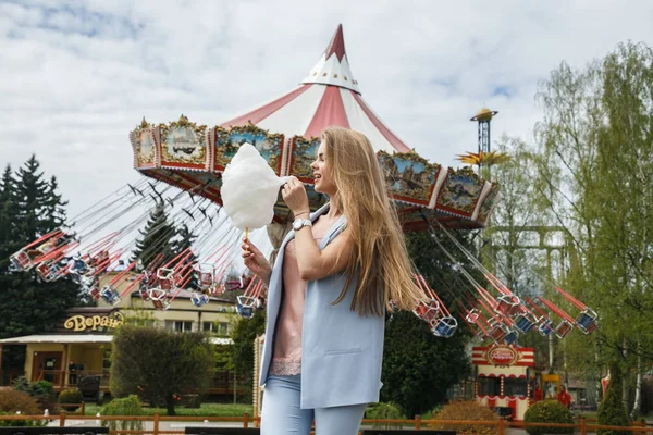 Modelu jedzenia waty cukrowej — Zdjęcie stockowe